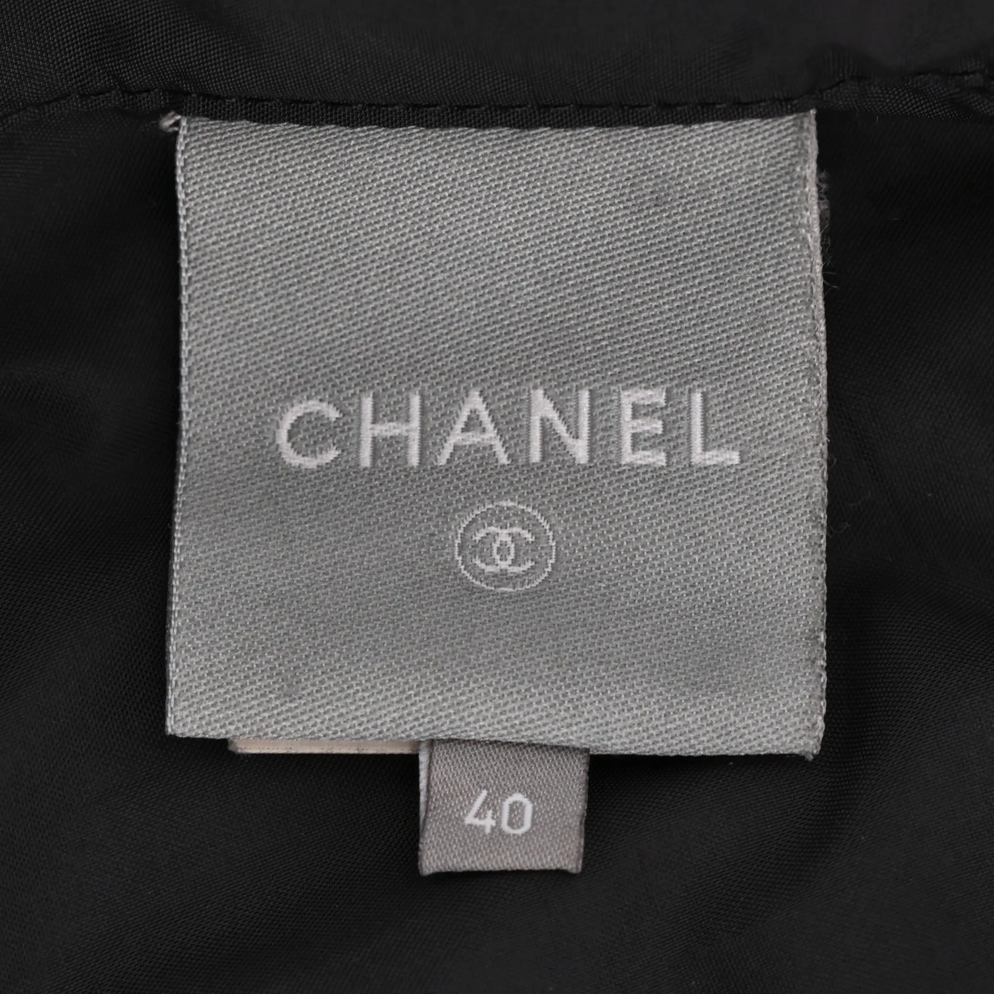 Chanel Metallic Coat. Size 40FR