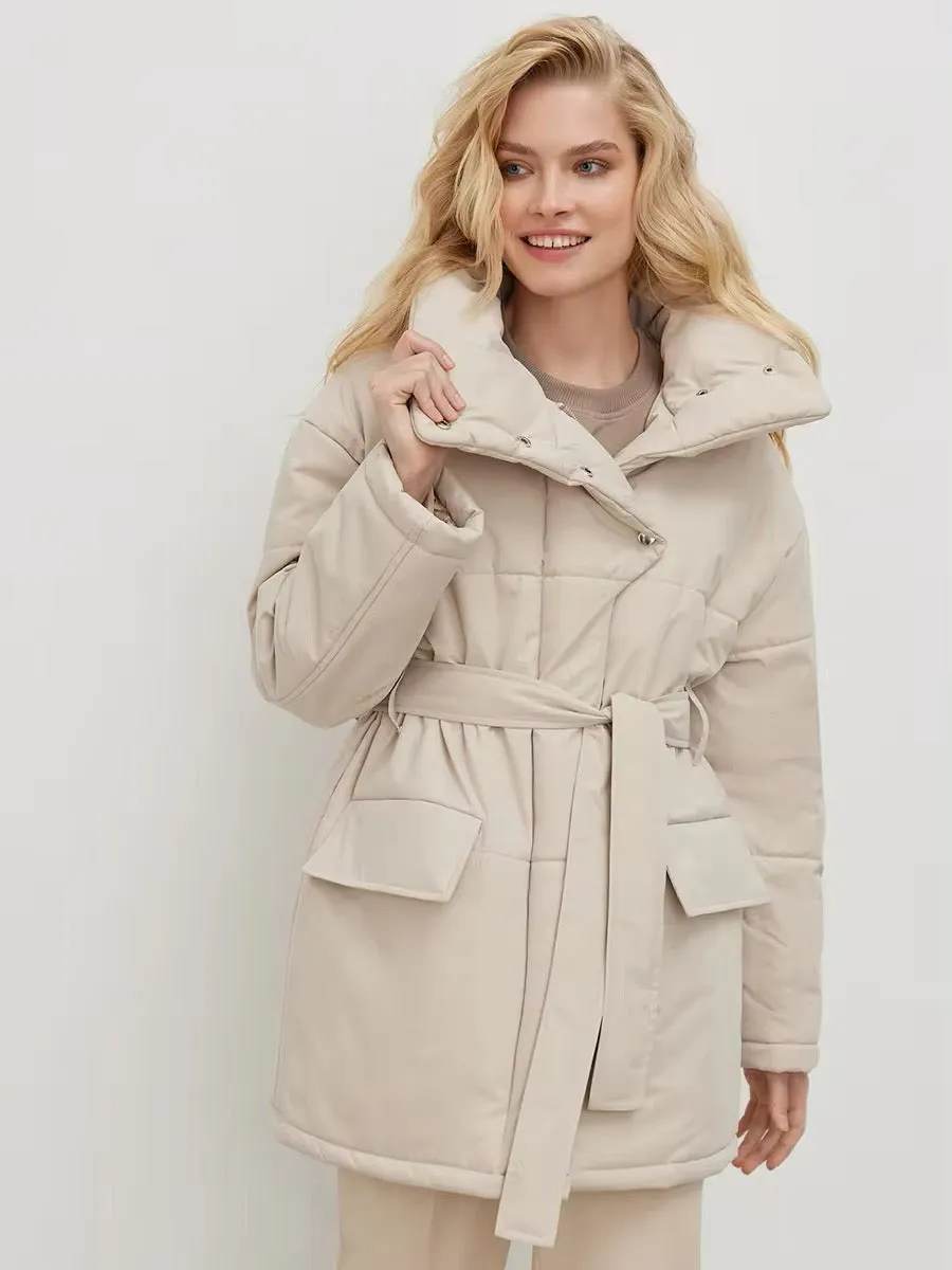 Chic Oversized Cotton Women's Coat – Effortless Style & Comfort