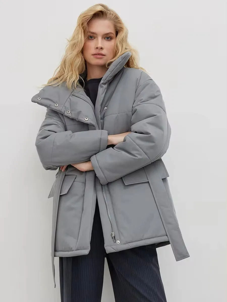 Chic Oversized Cotton Women's Coat – Effortless Style & Comfort