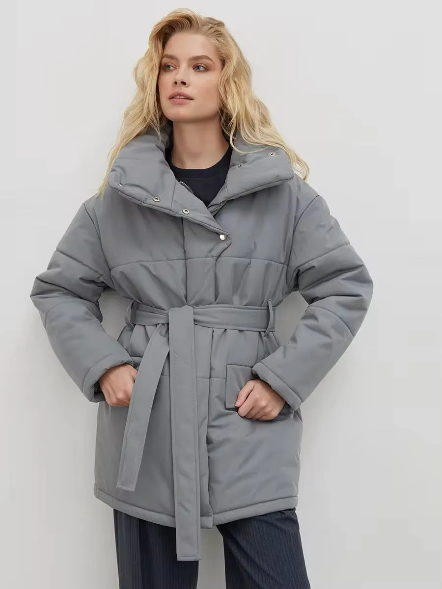 Chic Oversized Cotton Women's Coat – Effortless Style & Comfort