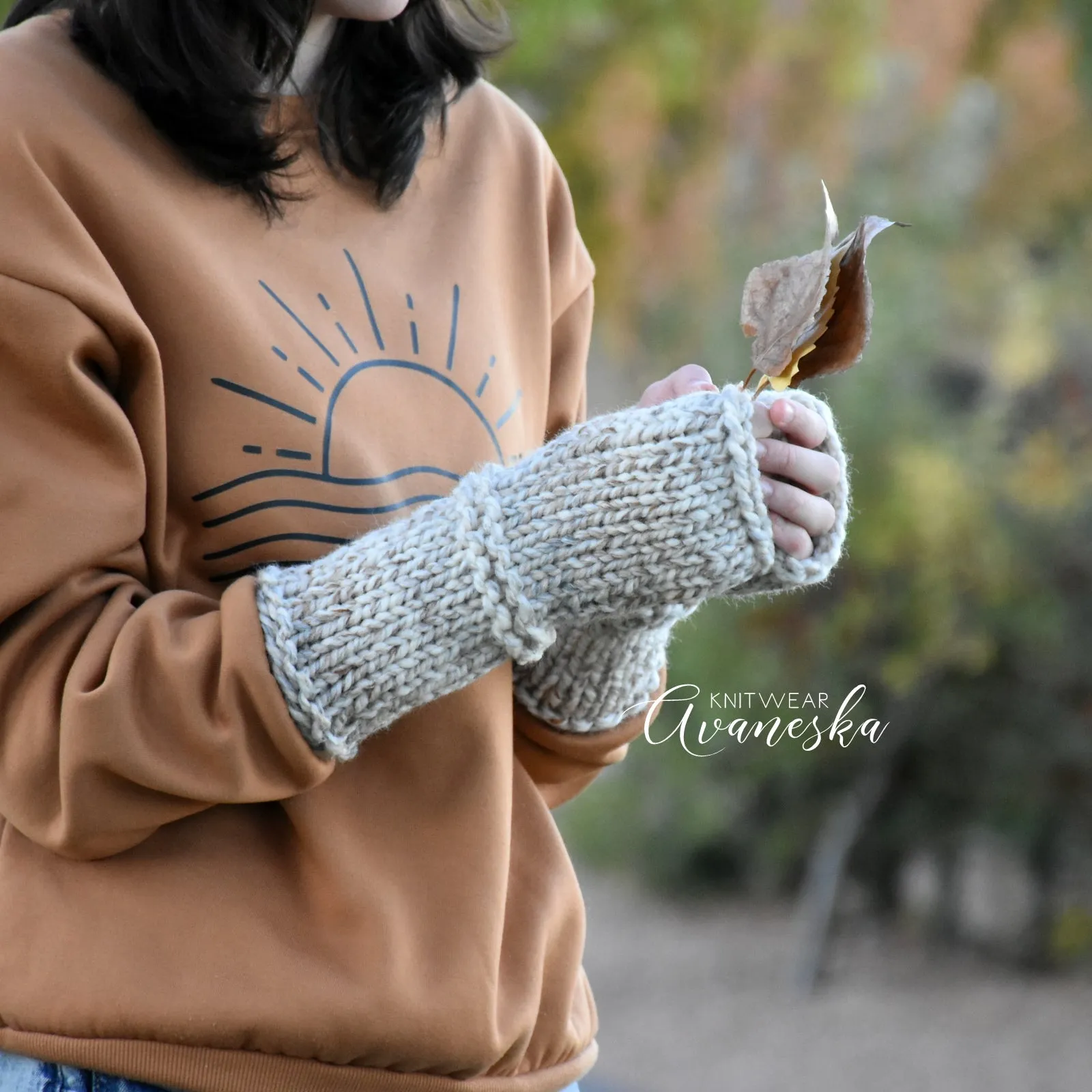 Chunky Fingerless Arm Warmers | THE PRINCETONES