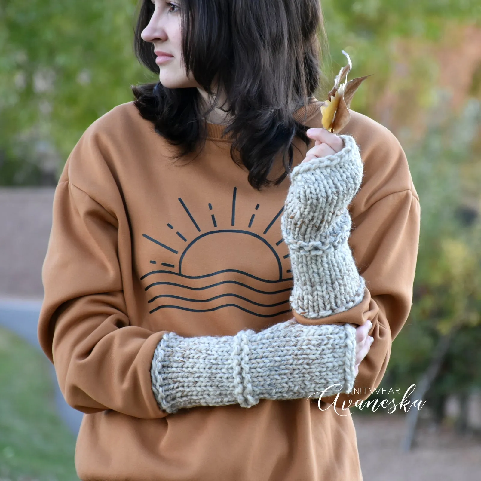 Chunky Fingerless Arm Warmers | THE PRINCETONES