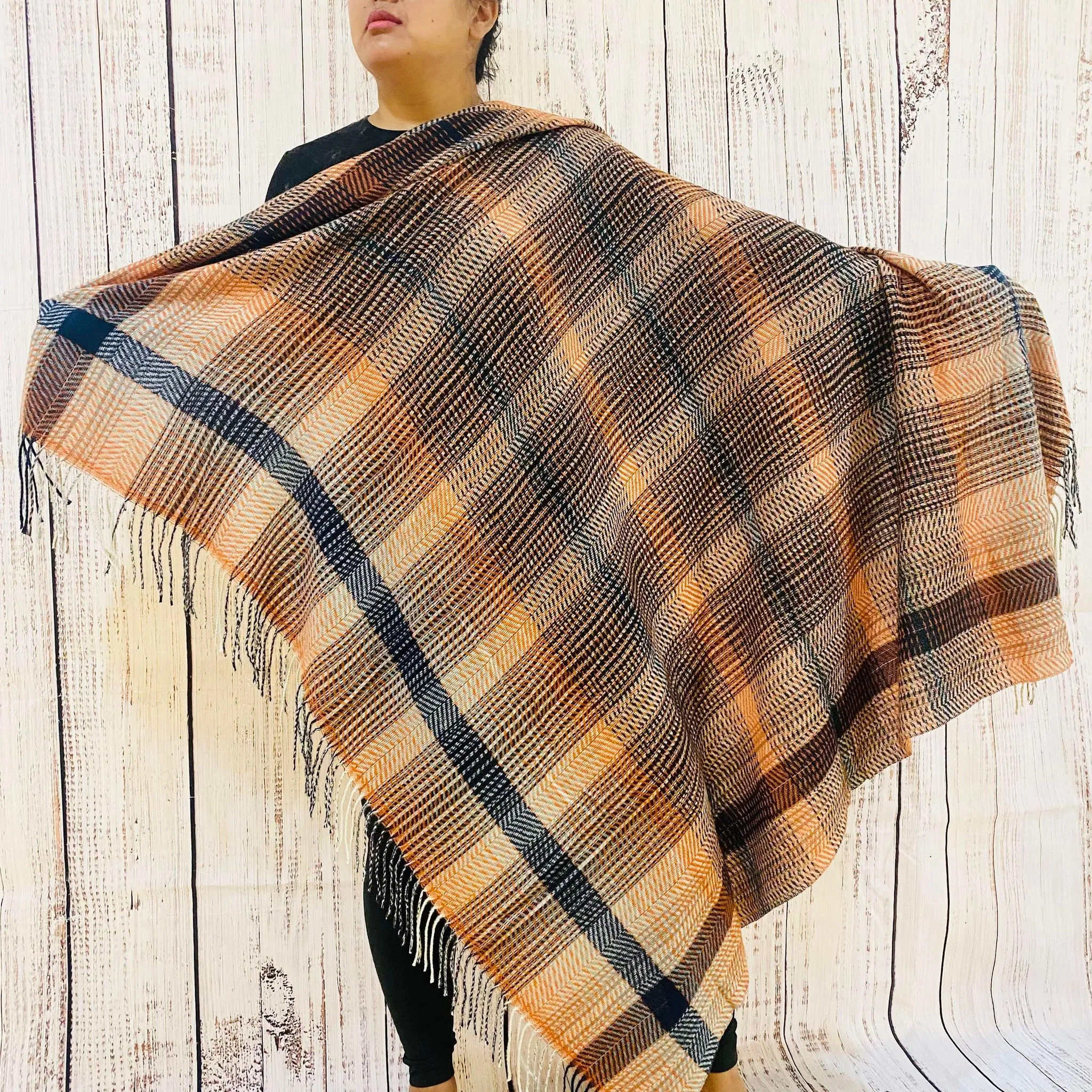 Chunky Square Blanket Oversized Scarfs