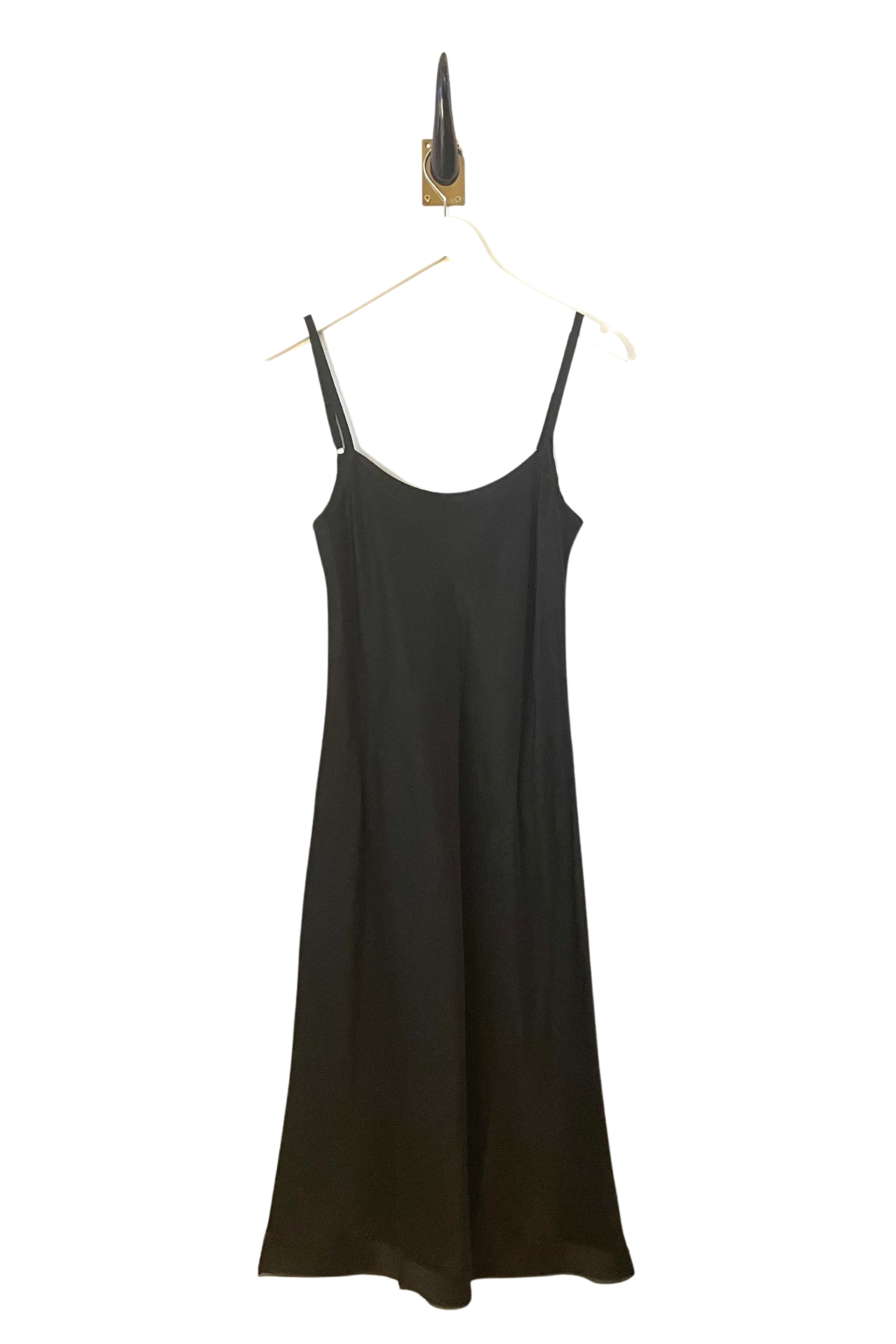 Classic Petal Slip Dress in Coal