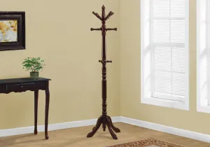 Coat Rack - 73"H / Cherry Wood Traditional Style