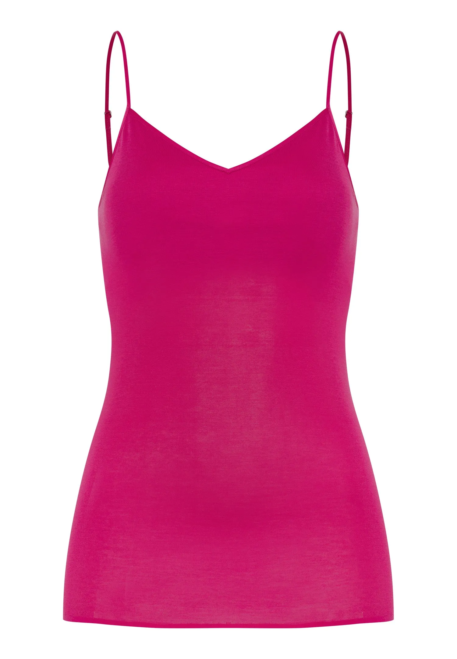 Cotton Seamless Padded Cotton Camisole | Very Berry 71605-1370