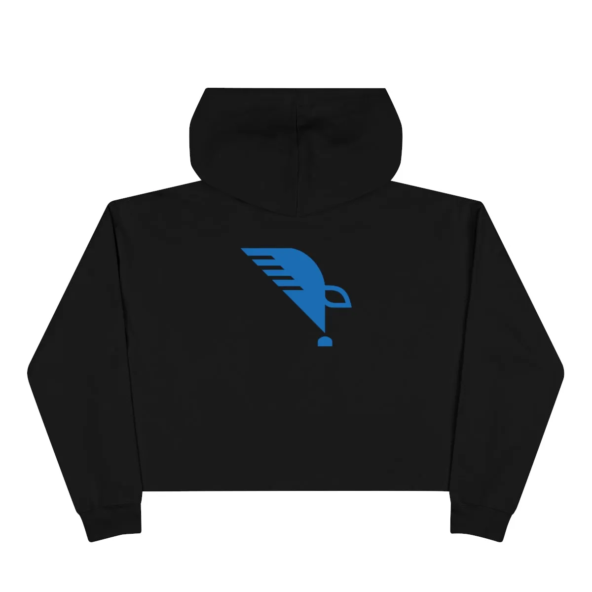 Crop Hoodie with Eagle Quill Logo