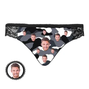 Custom Underwear with Face, Custom Photo Underwear, Underwear for Boyfriend with Face