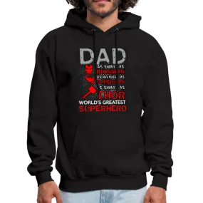 Dad World's Greatest Superhero Men's Hoodie