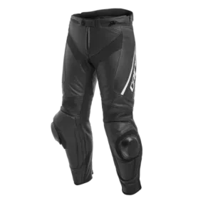 Dainese Delta 3 Perforated Leather Pants Black/White