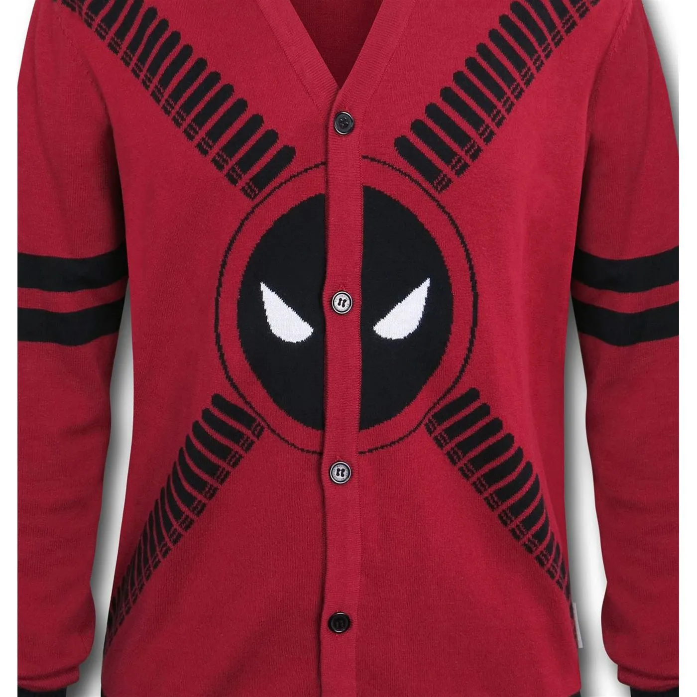 Deadpool Symbol and Straps Men's Cardigan