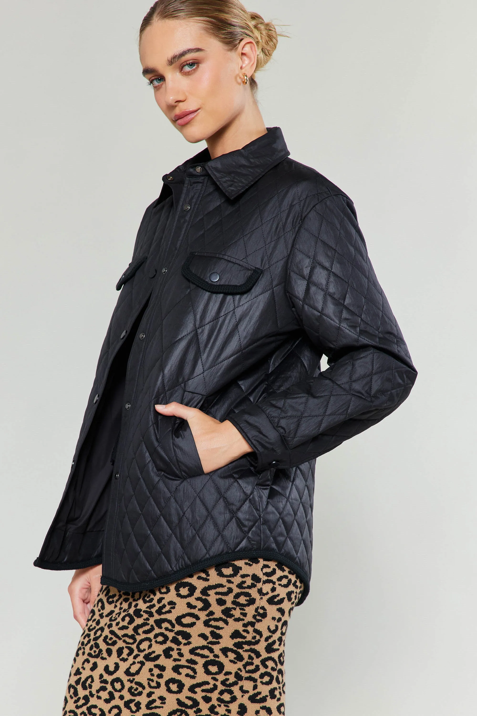 Diamond Quilted Jacket