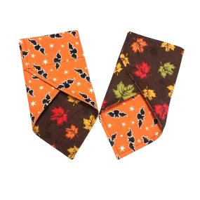 Dog Scarf - Bats/Leaves