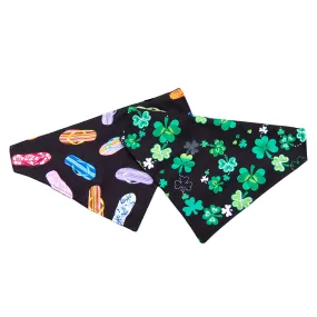 Dog Scarf - Flip Flop/Shamrock