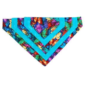 Dog Scarf - Flutter/Turquoise