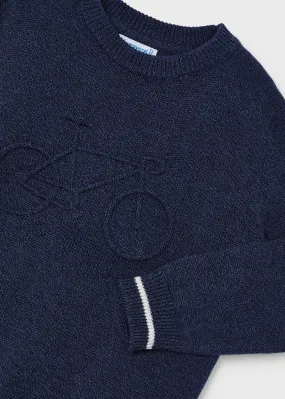 Embossed Bike Sweater/Mayoral