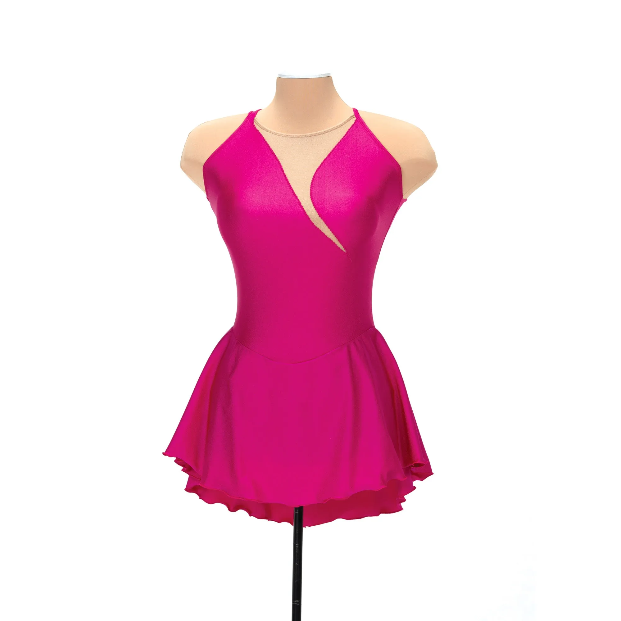 F22006P Competition Figure Skating Tapered Cut Dress PLAIN