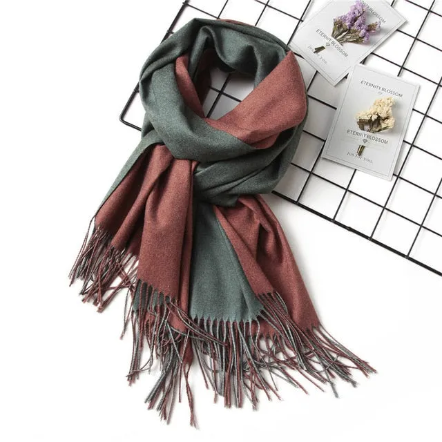 Fashion Cashmere Scarf Printed Bandana Shawl #3123