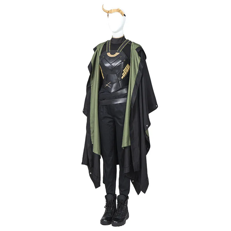 Female Loki Sylvie Costumes Lady Loki Cosplay Halloween Costumes Outfits