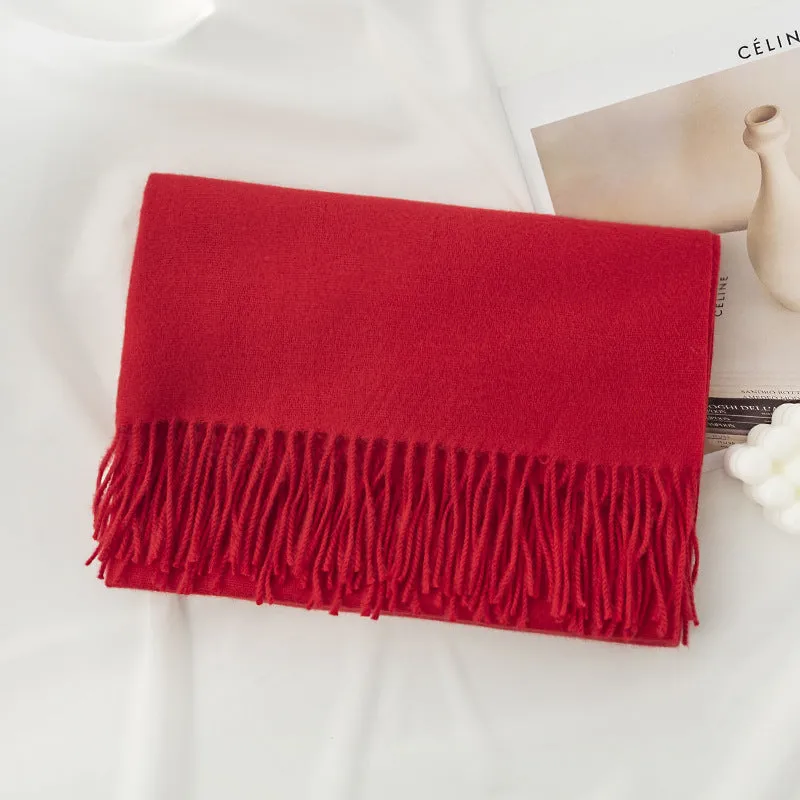 FH24-5889 All-match faux cashmere scarf winter scarf  scarf