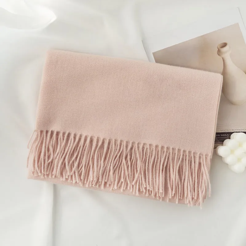 FH24-5889 All-match faux cashmere scarf winter scarf  scarf