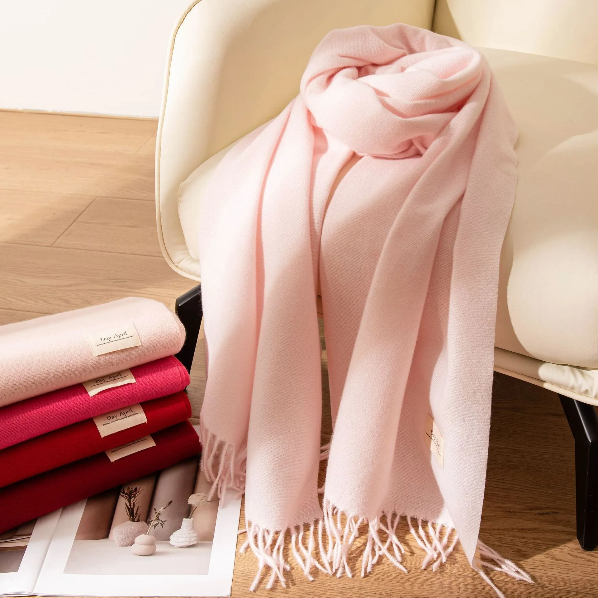 FH24-5889 All-match faux cashmere scarf winter scarf  scarf