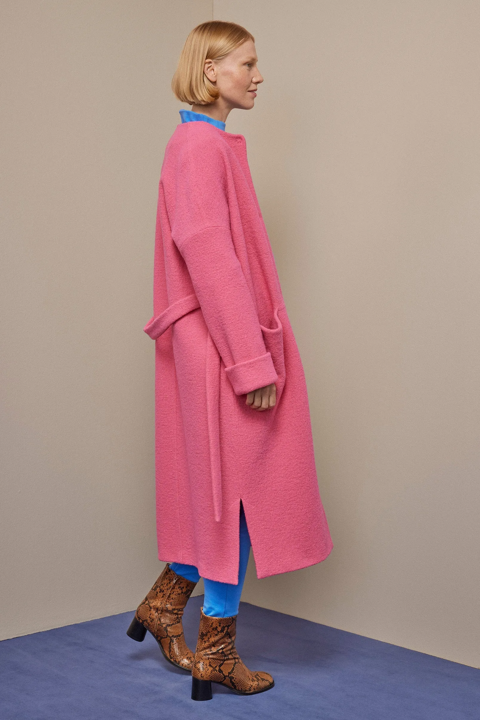 Flow Wool Jacket Pink