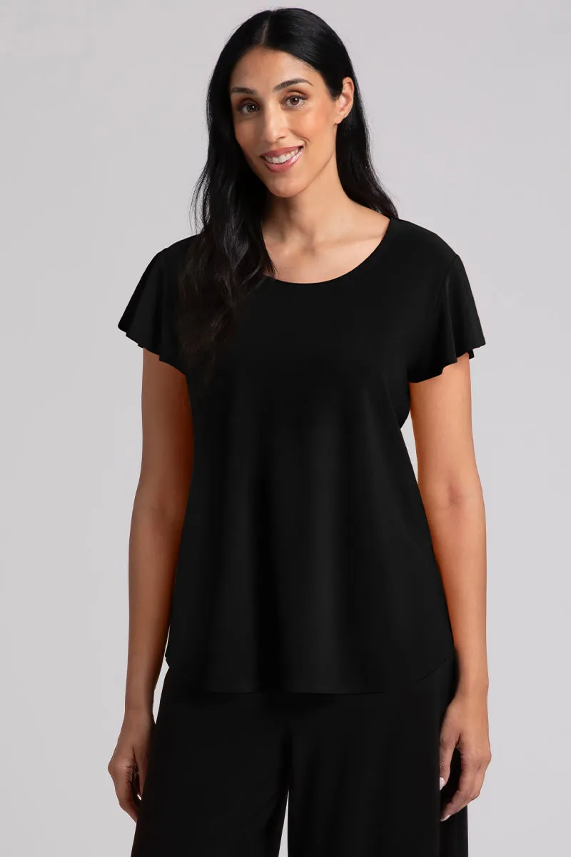 Flutter Top | Black