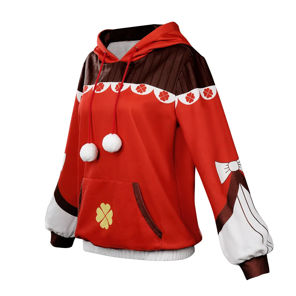 Genshin Impact KLEE Original Hoodies Cosplay Costume Hoodie Sweatshirt Outfits