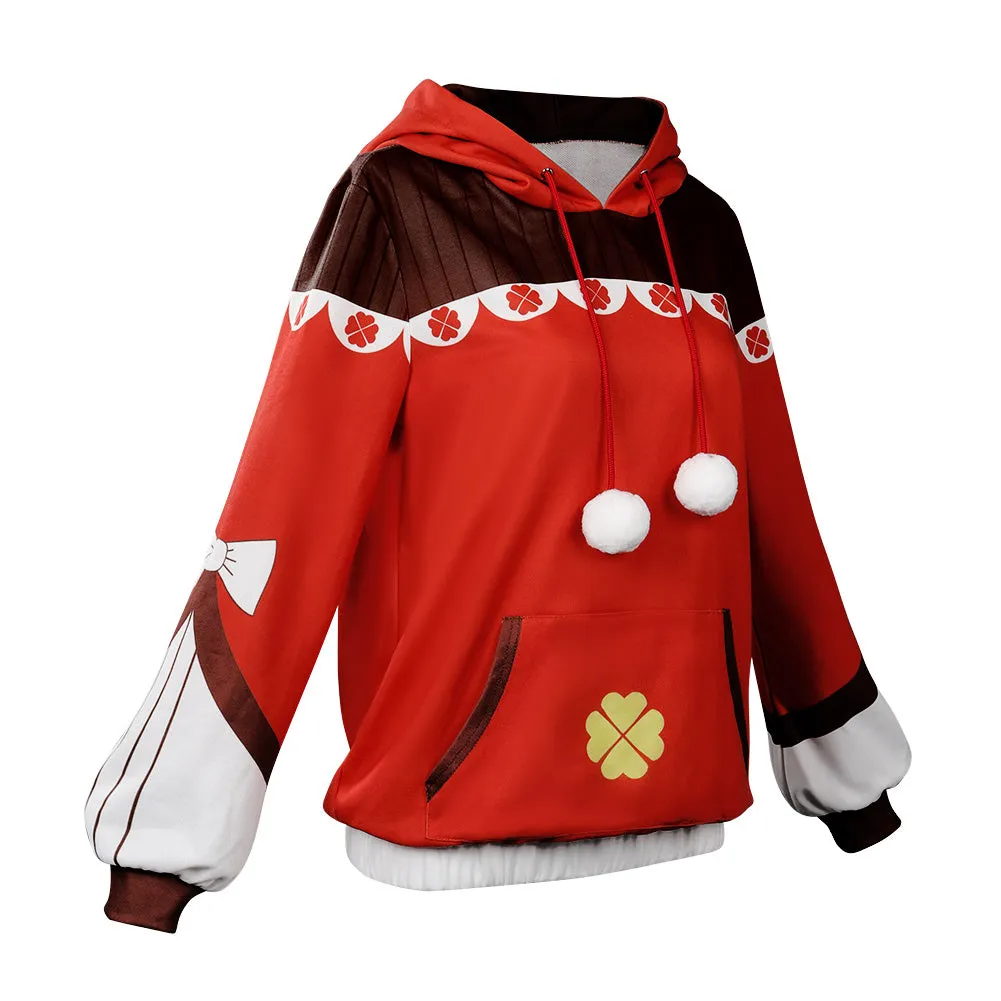 Genshin Impact KLEE Original Hoodies Cosplay Costume Hoodie Sweatshirt Outfits