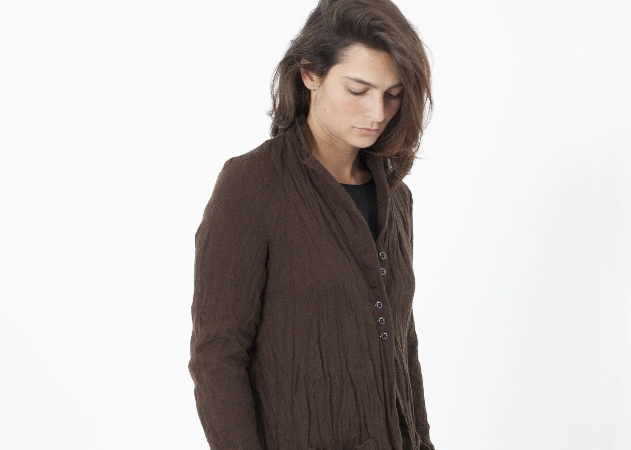 Ghost Wool Jacket in Brown