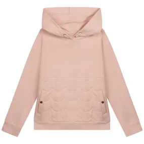 Girls Pink Padded Hoodie