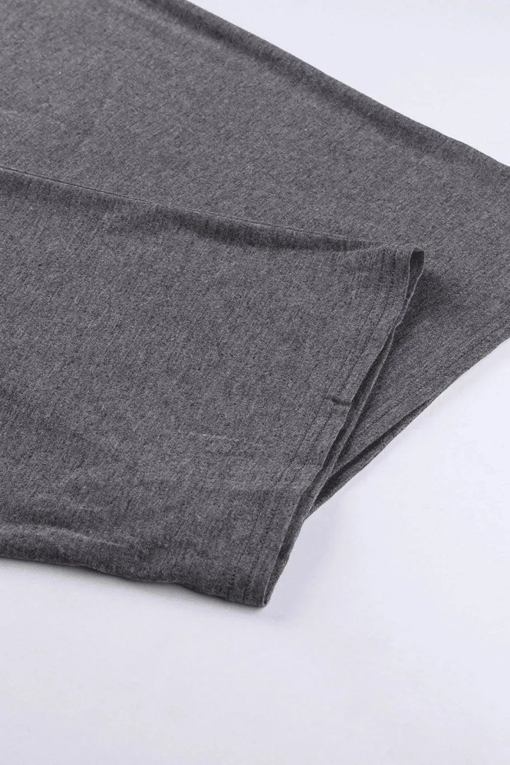 Gray Drawstring Lounge Pants