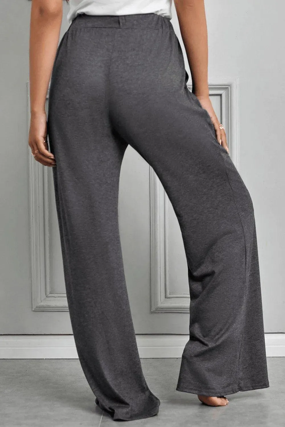 Gray Drawstring Lounge Pants