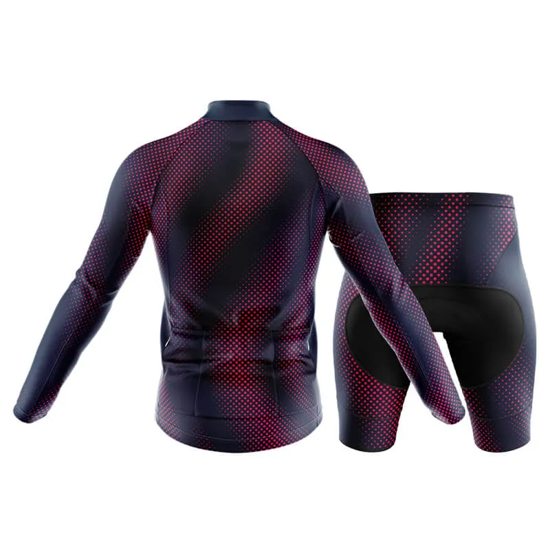 Halftone Club Cycling Kit (Purple Red)