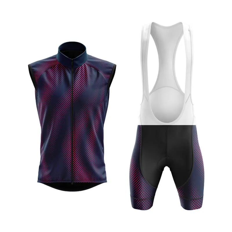 Halftone Club Cycling Kit (Purple Red)