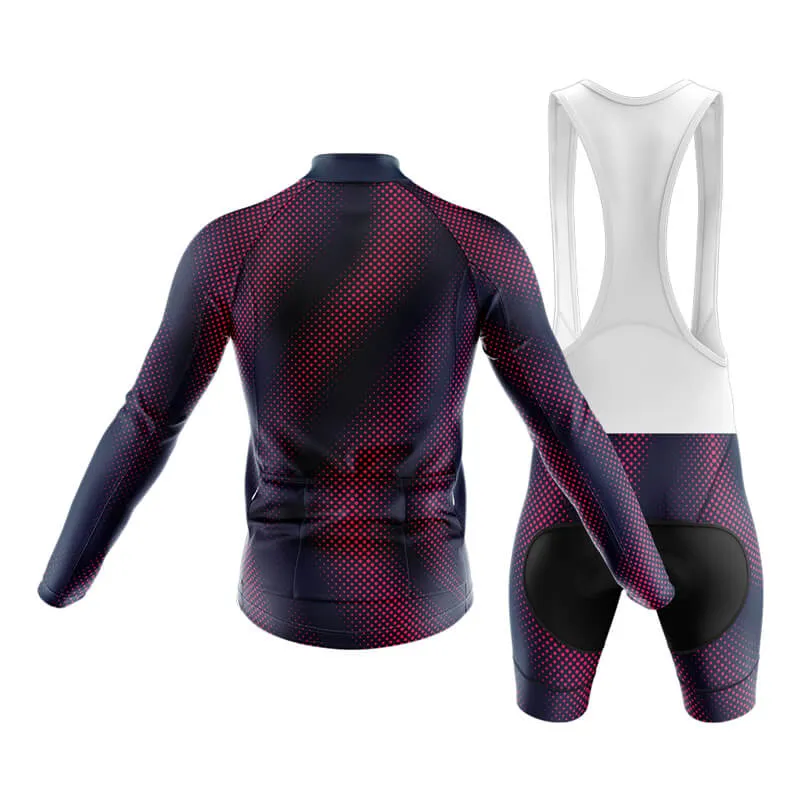 Halftone Club Cycling Kit (Purple Red)