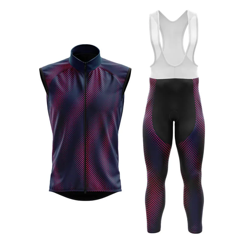 Halftone Club Cycling Kit (Purple Red)