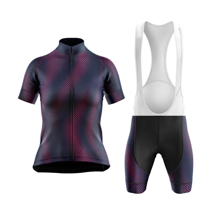 Halftone Club Cycling Kit (Purple Red)