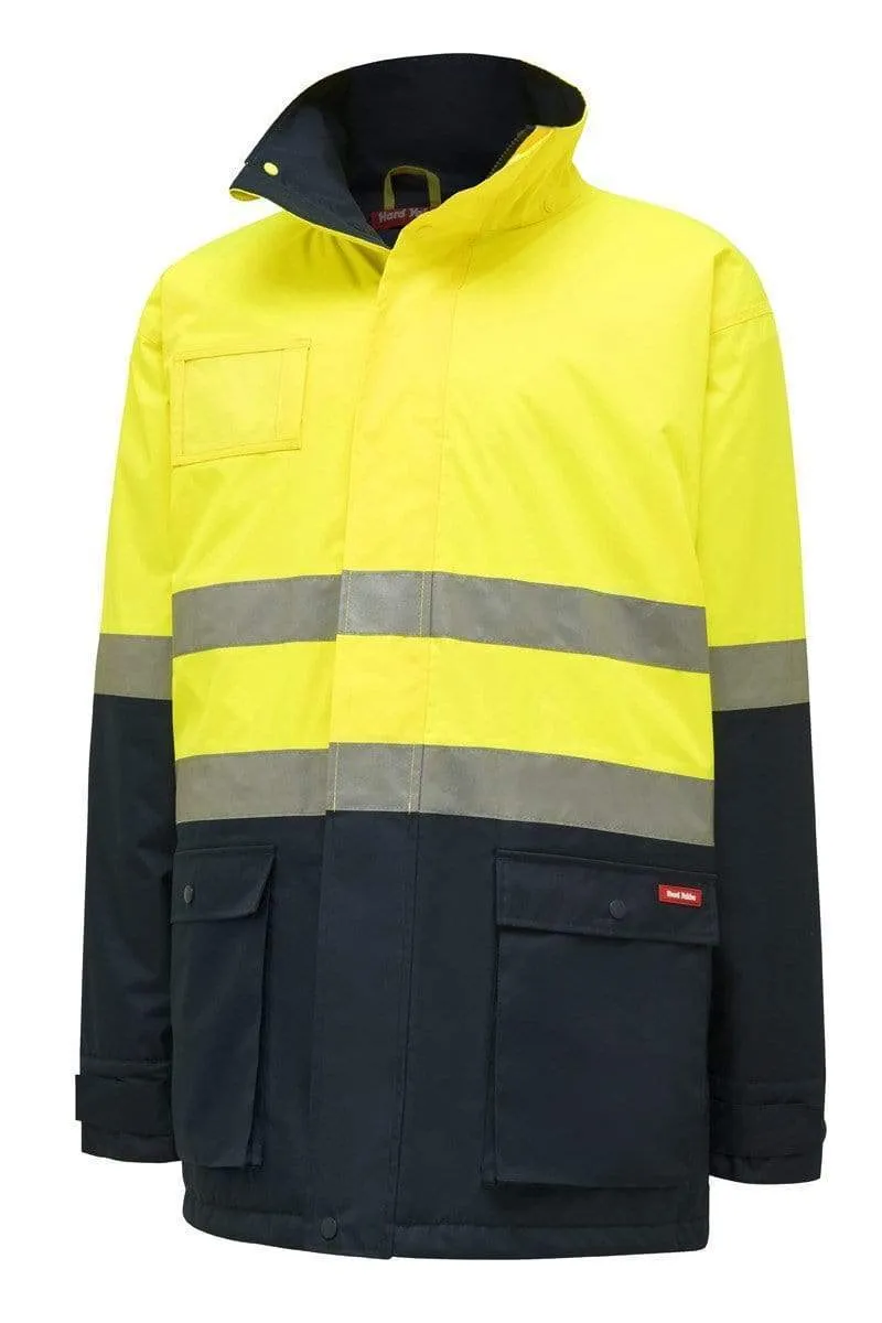 Hard Yakka Two Tone Quilted Taped Hi Vis Jacket Y06685