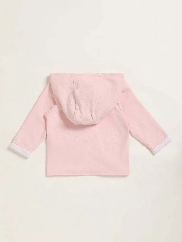 HOP Baby Peach Hoodie Cardigan