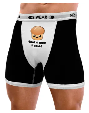 How I Roll Cute Roll Mens Boxer Brief Underwear