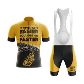 It never gets easier, you just go faster (V2) Club Cycling Kit