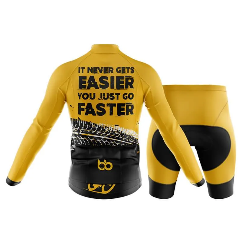 It never gets easier, you just go faster (V2) Club Cycling Kit