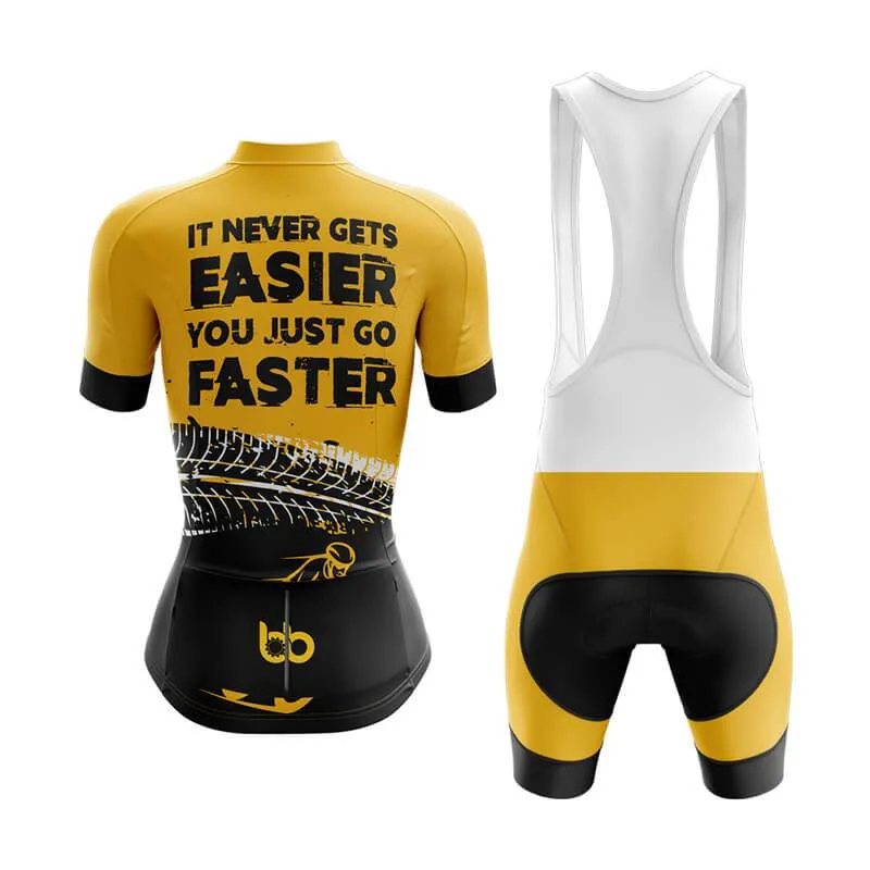 It never gets easier, you just go faster (V2) Club Cycling Kit