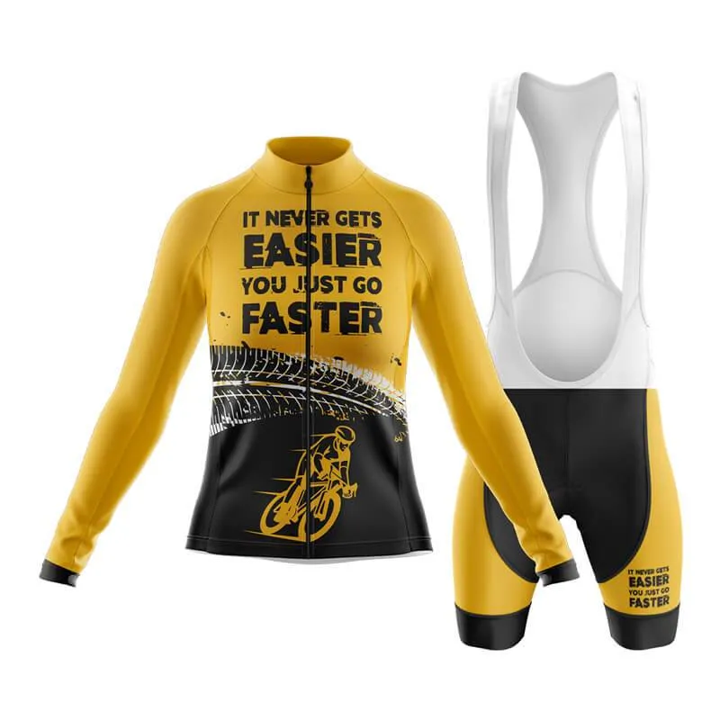 It never gets easier, you just go faster (V2) Club Cycling Kit