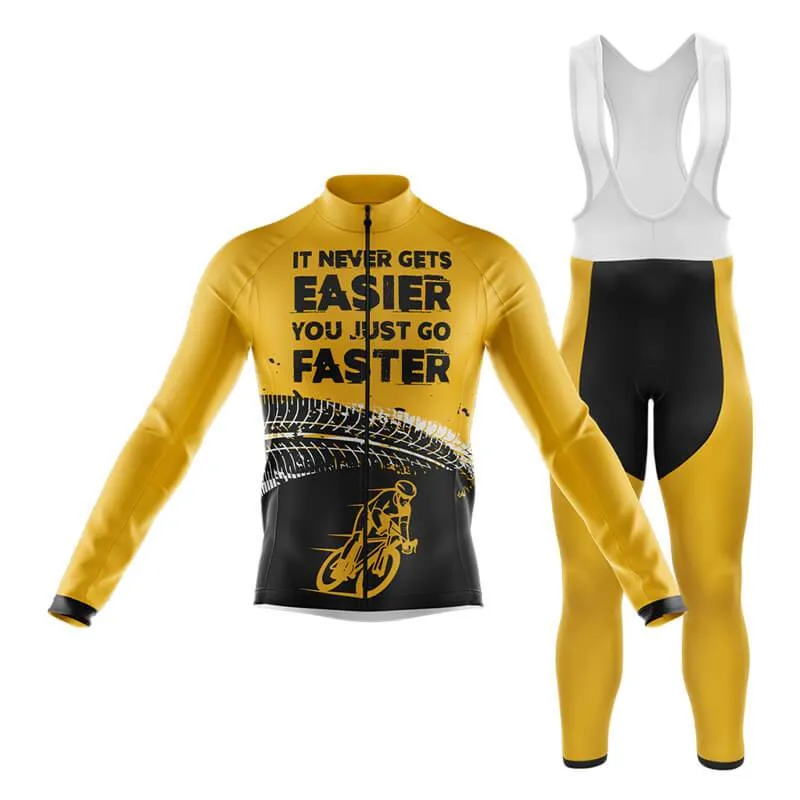 It never gets easier, you just go faster (V2) Club Cycling Kit