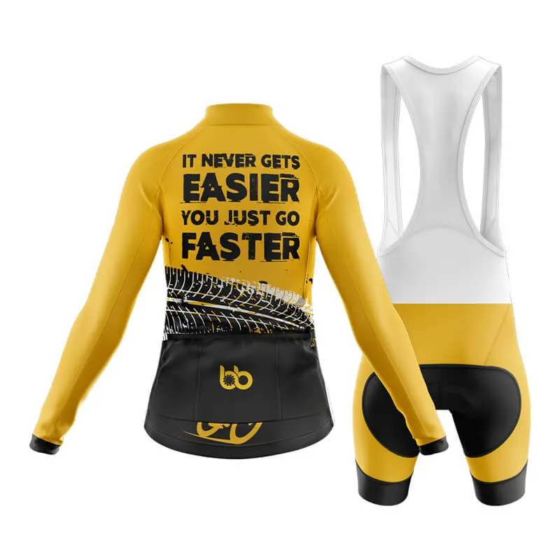 It never gets easier, you just go faster (V2) Club Cycling Kit