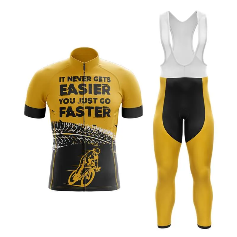 It never gets easier, you just go faster (V2) Club Cycling Kit