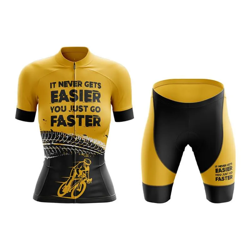 It never gets easier, you just go faster (V2) Club Cycling Kit